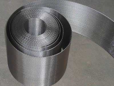 There is a dutch weave extruder screen belt roll.
