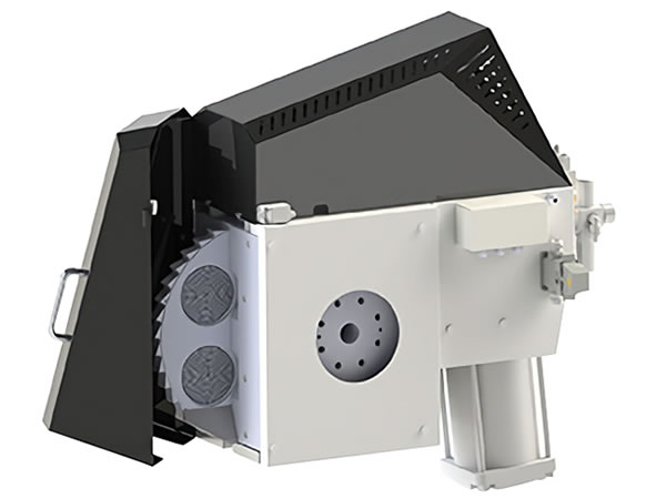 A KF & FF2 filter machine with round shaped filter disc.