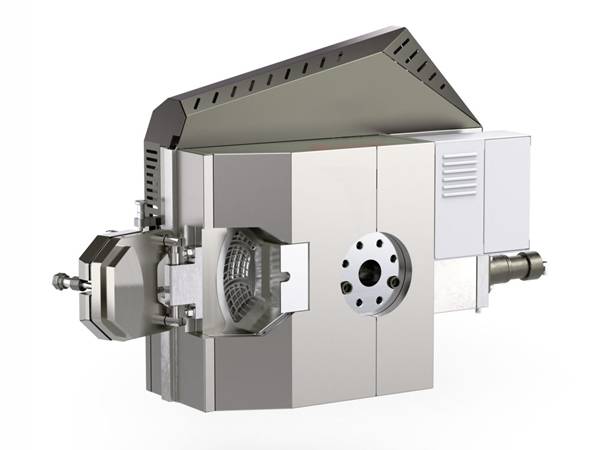 A SFX & SF filter machine with trapezoid shaped filter element.