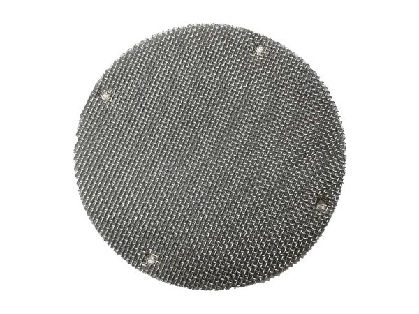 There is a spot welding extruder screen disc.